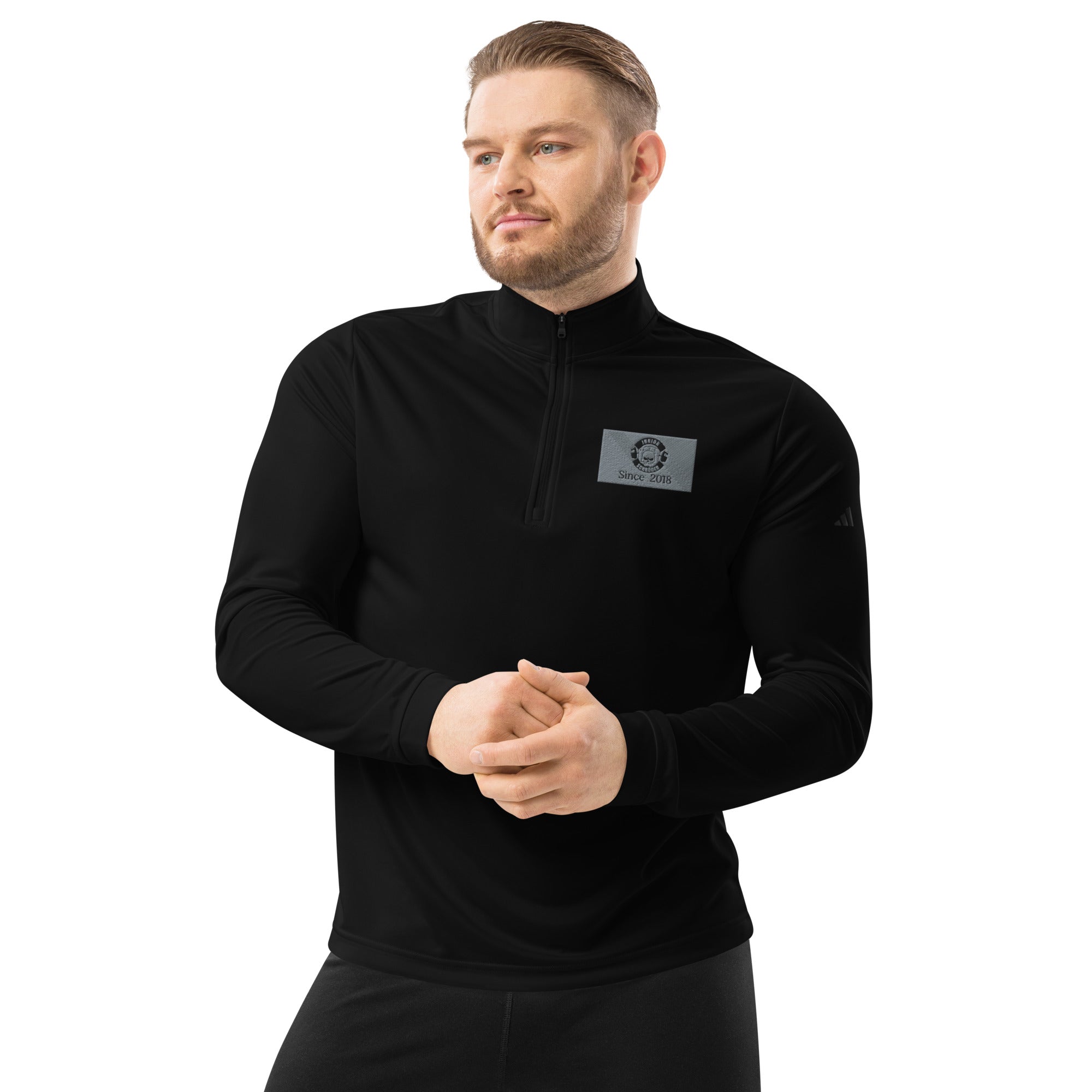Junior Schröder Adidas Pullover mit Viertel-Reißverschluss