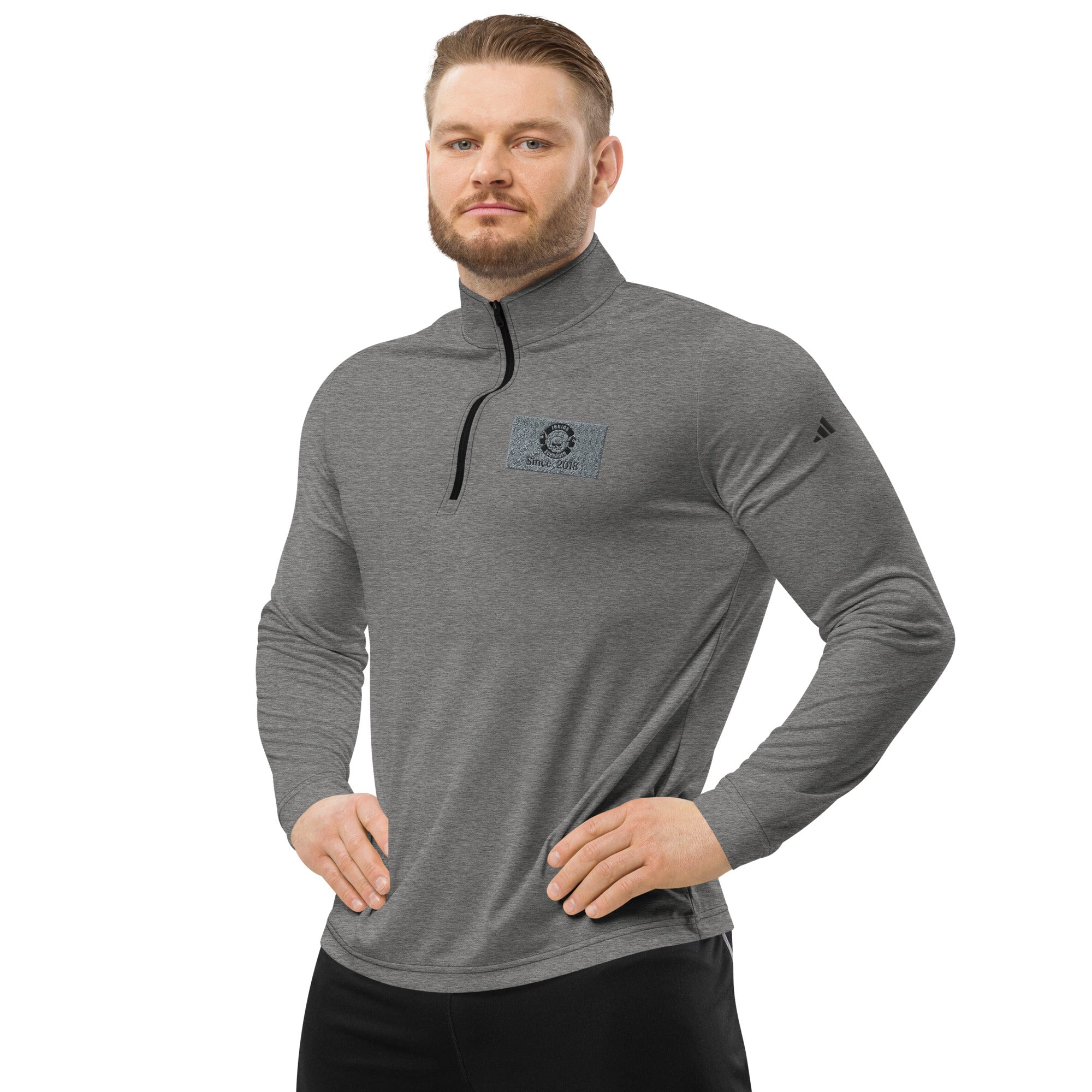 Junior Schröder Adidas Pullover mit Viertel-Reißverschluss