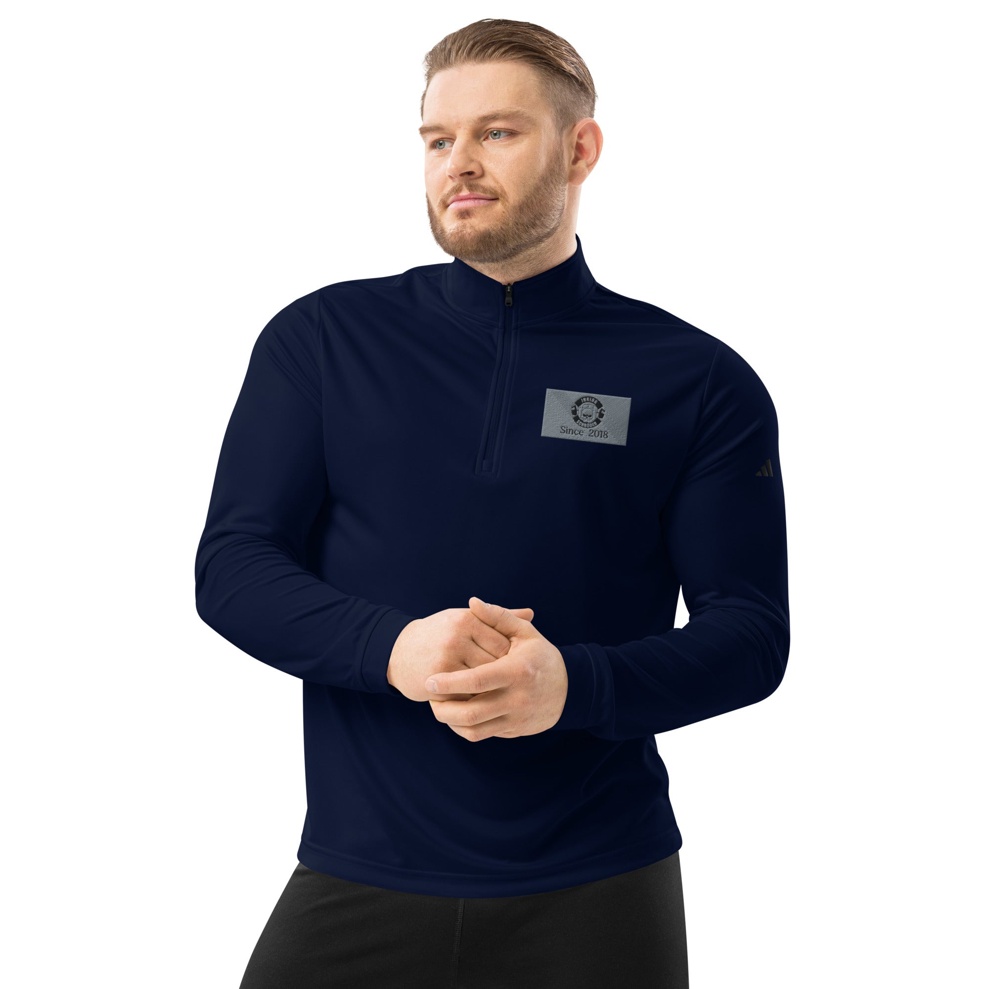 Junior Schröder Adidas Pullover mit Viertel-Reißverschluss
