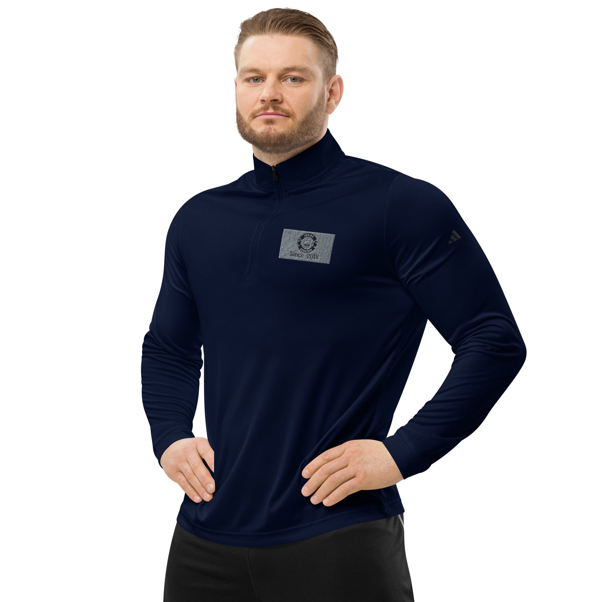 Junior Schröder Adidas Pullover mit Viertel-Reißverschluss
