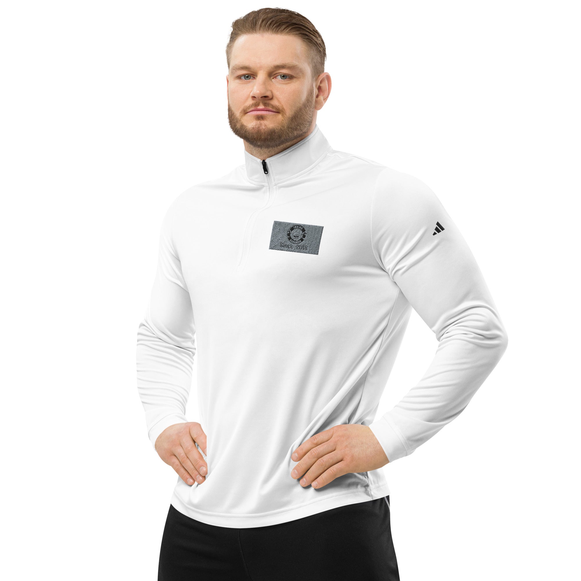 Junior Schröder Adidas Pullover mit Viertel-Reißverschluss