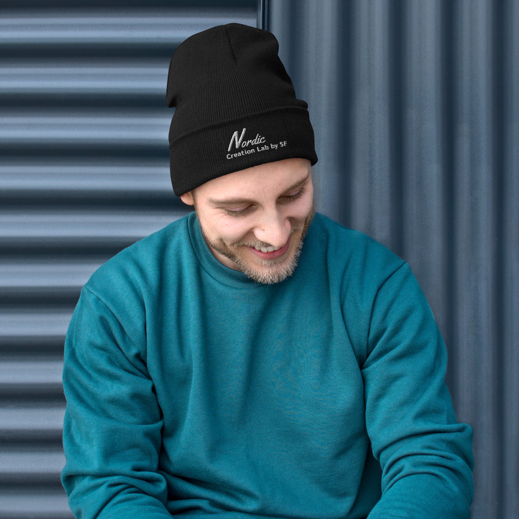 Bestickte Beanie Nordic-Creation-Lab