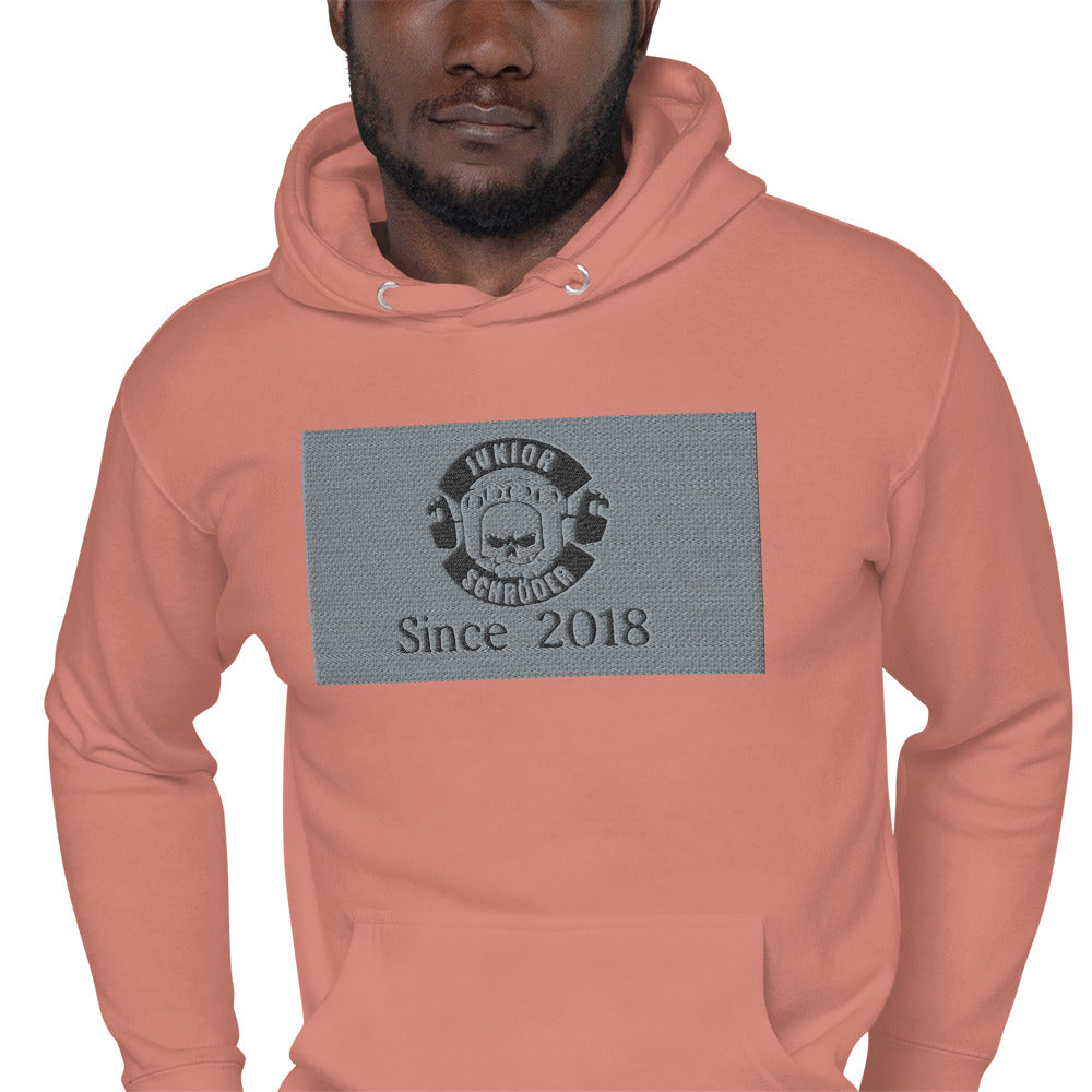 Unisex-Kapuzenpullover Junior Schröder Bestickung