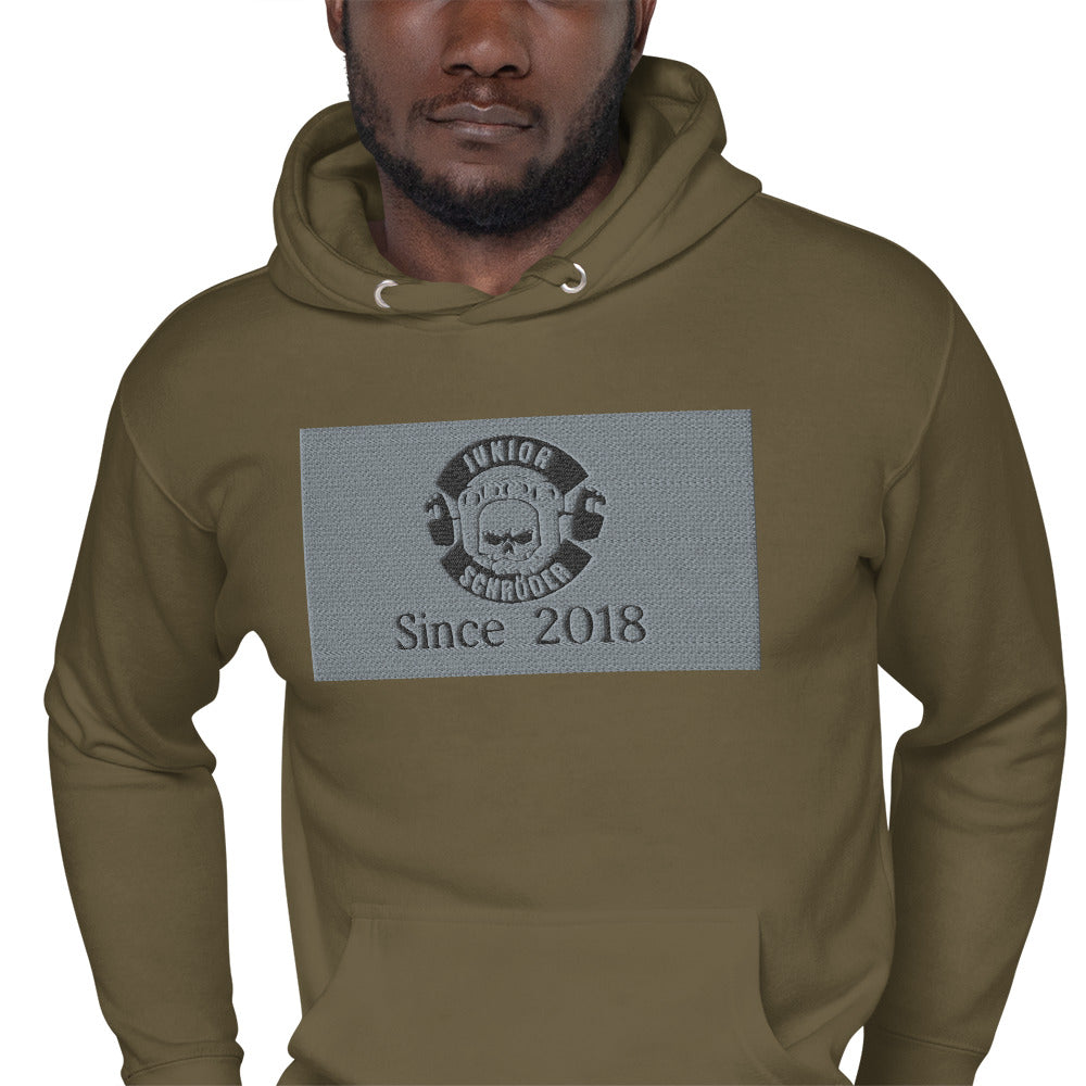 Unisex-Kapuzenpullover Junior Schröder Bestickung