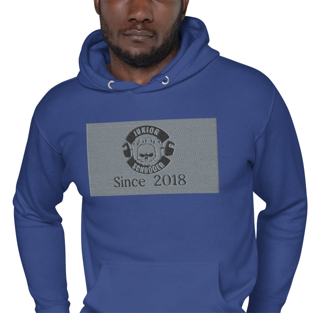 Unisex-Kapuzenpullover Junior Schröder Bestickung