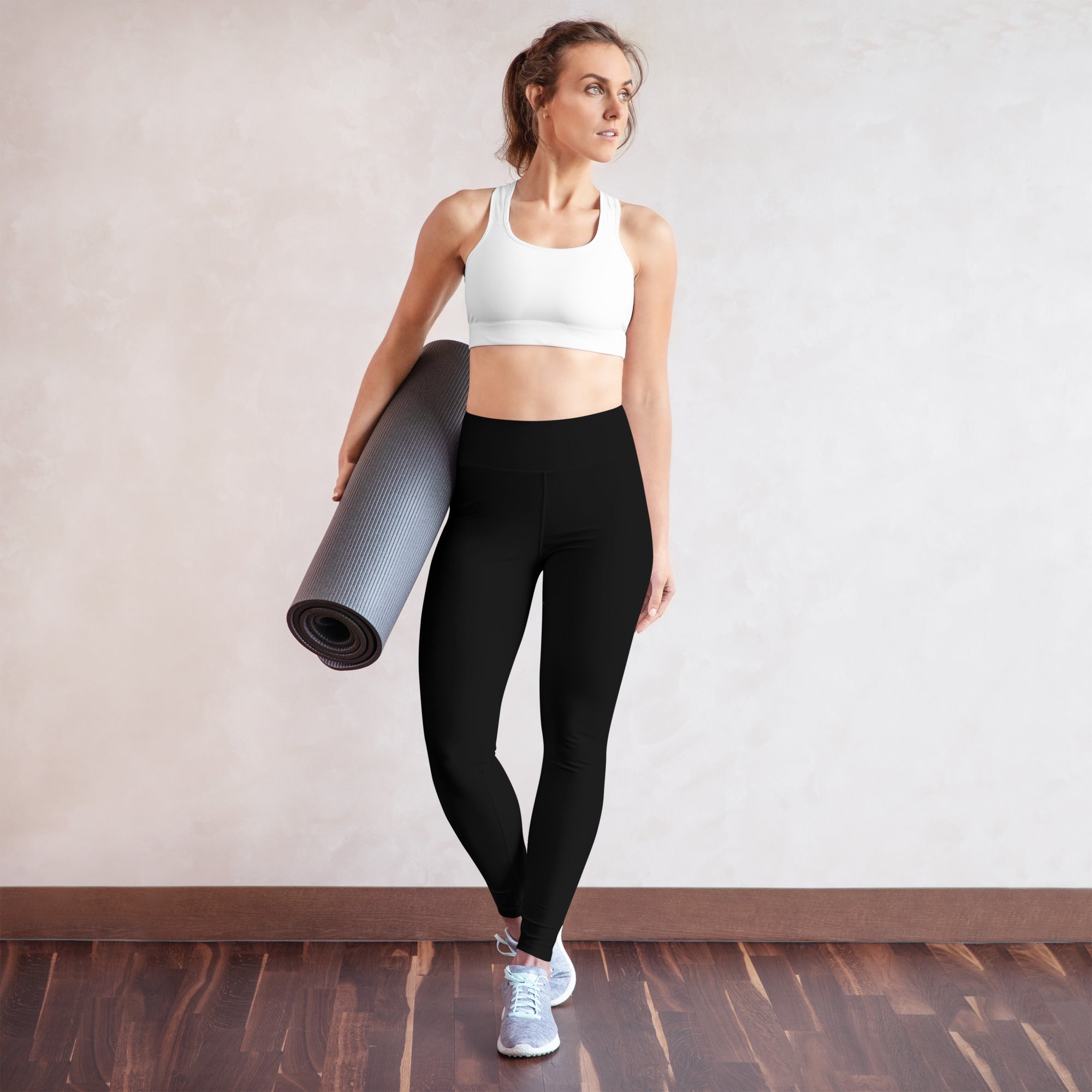 Yoga-Leggings Schwarz