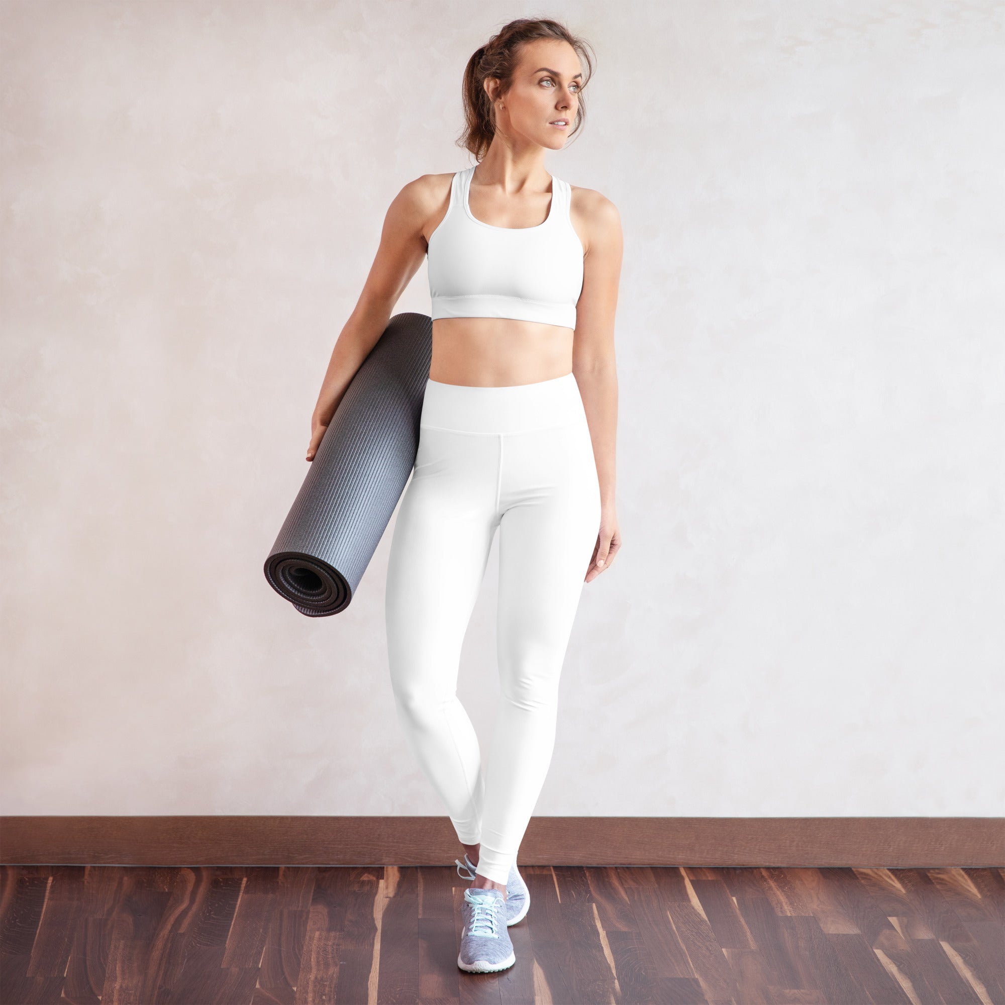 Yoga-Leggings Weiß