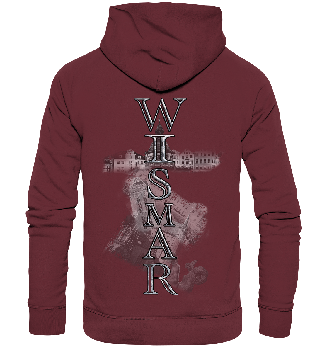 Hoodie Wismar Druck Hinten - Organic Fashion Hoodie