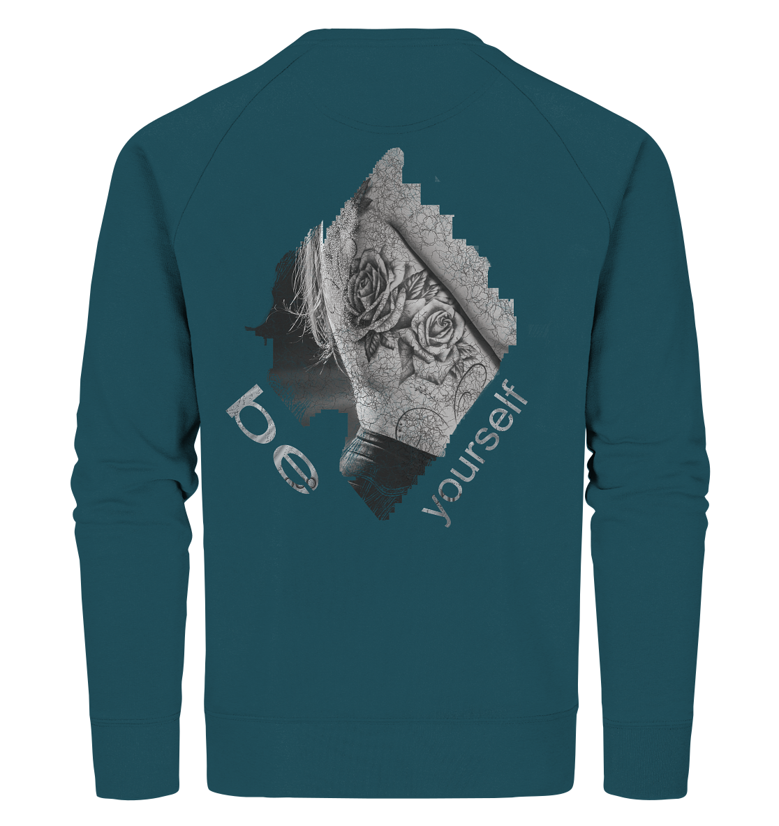 Sweatshirt be Yourself Druck Hinten - Organic Sweatshirt