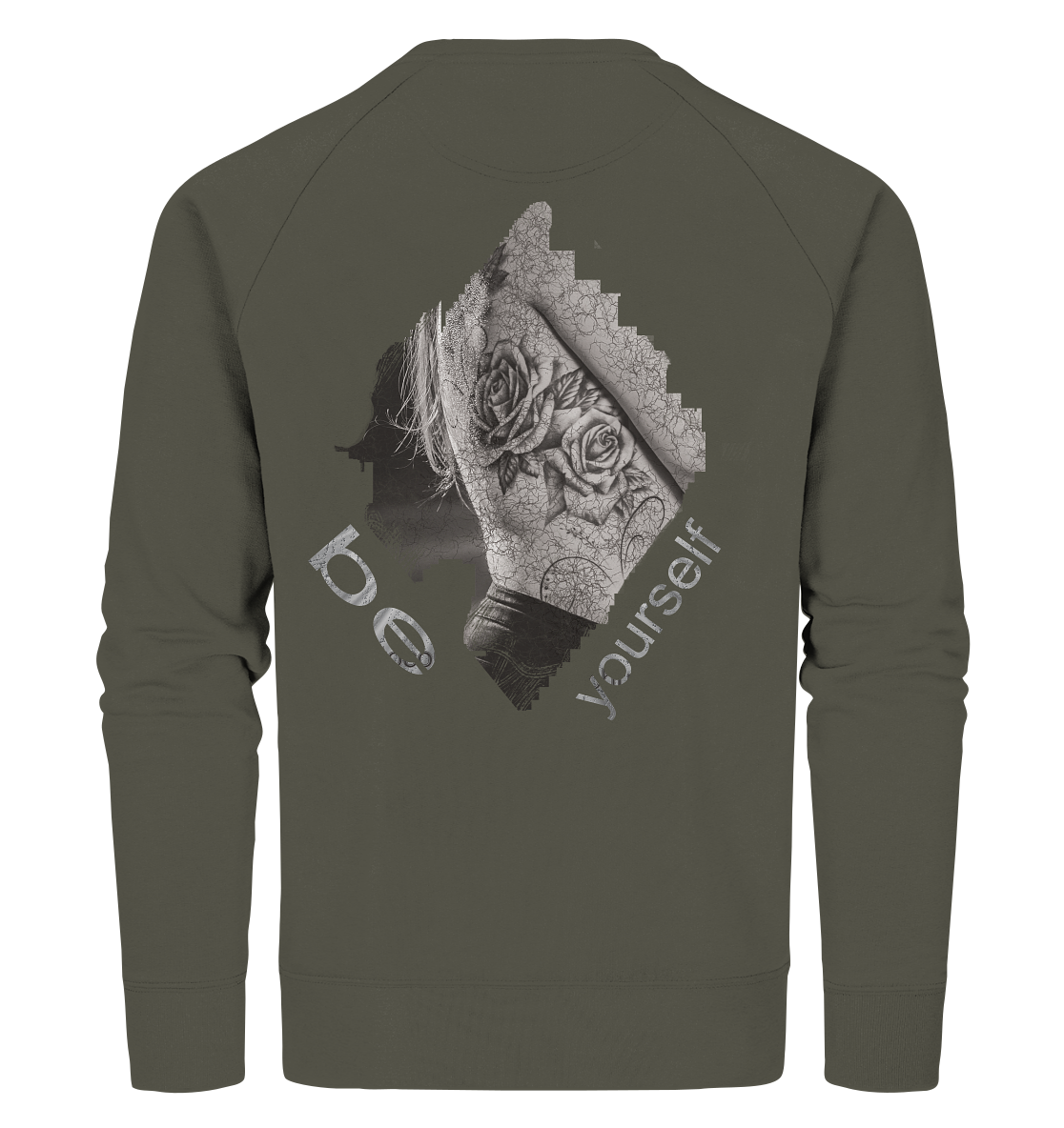 Sweatshirt be Yourself Druck Hinten - Organic Sweatshirt