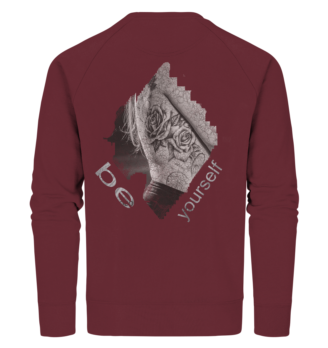 Sweatshirt be Yourself Druck Hinten - Organic Sweatshirt
