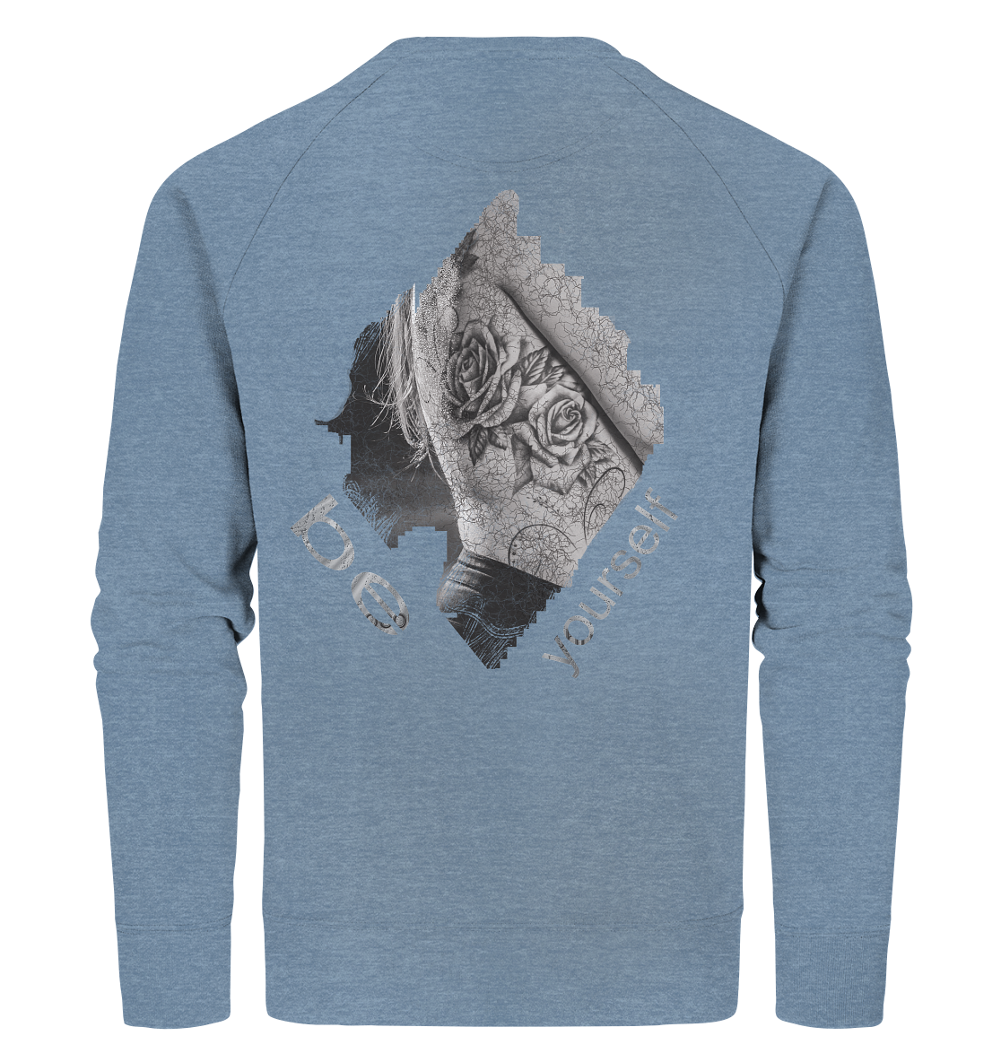 Sweatshirt be Yourself Druck Hinten - Organic Sweatshirt