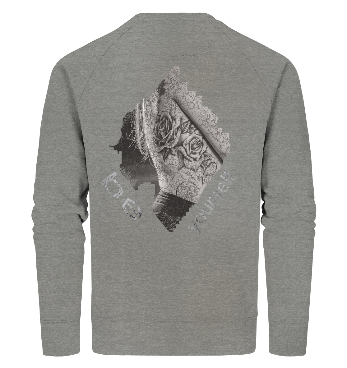 Sweatshirt be Yourself Druck Hinten - Organic Sweatshirt