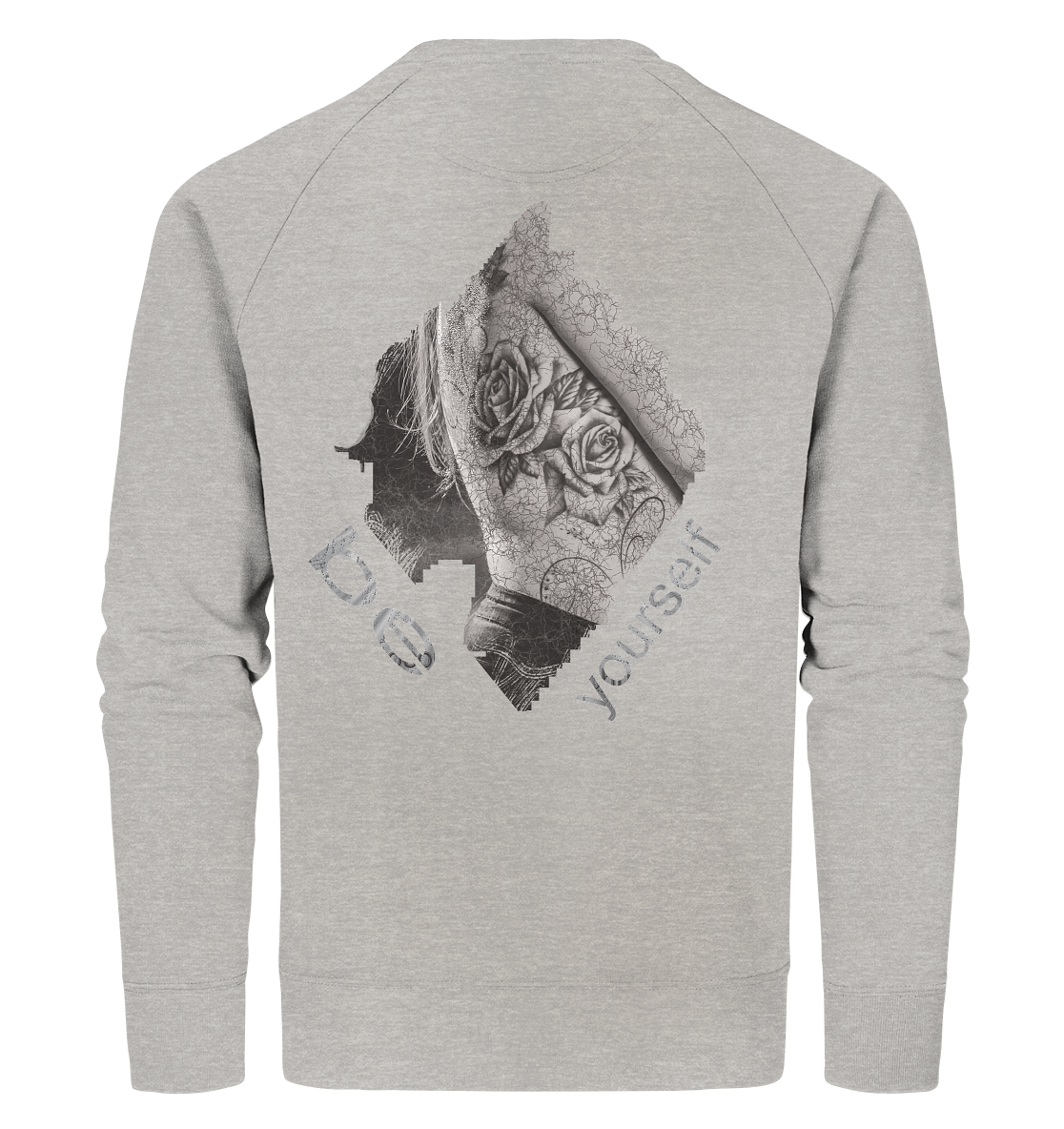 Sweatshirt be Yourself Druck Hinten - Organic Sweatshirt