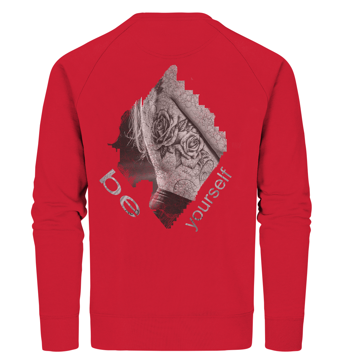 Sweatshirt be Yourself Druck Hinten - Organic Sweatshirt