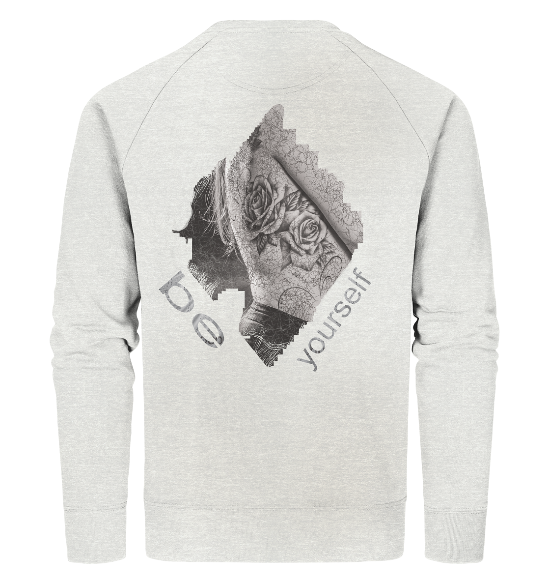 Sweatshirt be Yourself Druck Hinten - Organic Sweatshirt