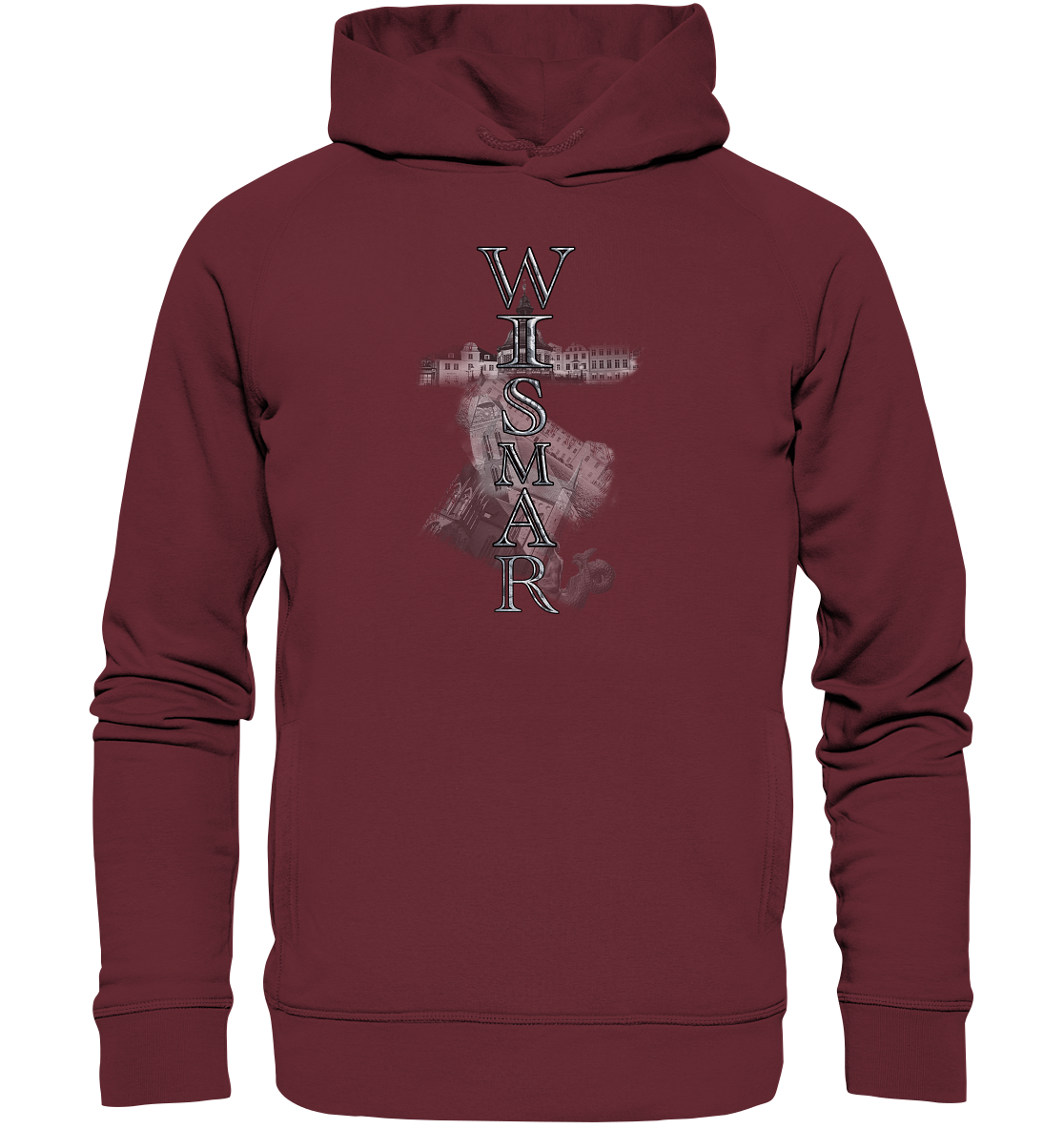 Hoodie Wismar Druck Vorne - Organic Fashion Hoodie