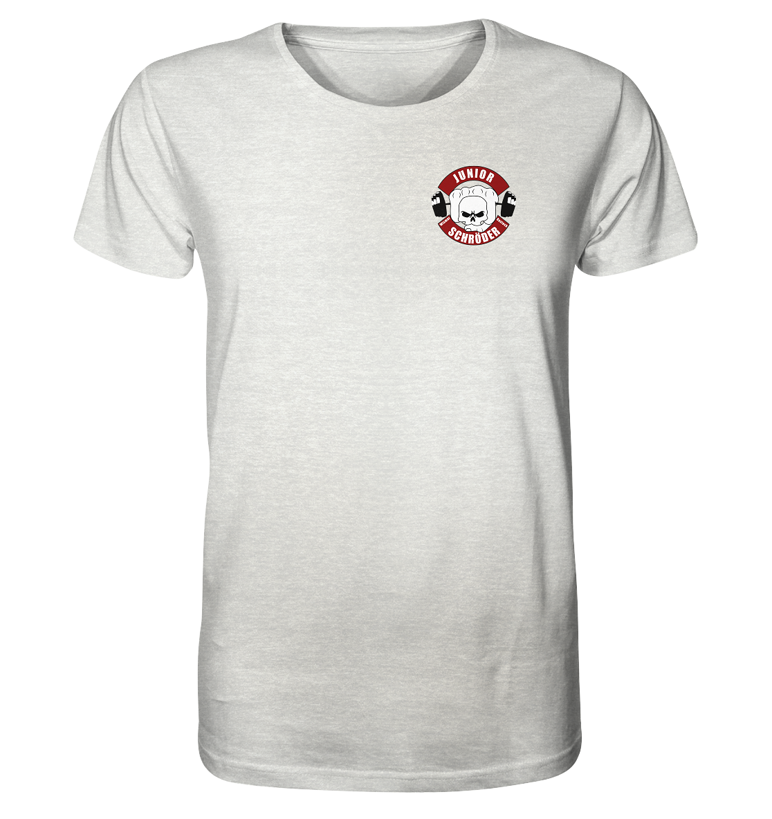 T-Shirt Junior Schröder Druck vorne - Organic Shirt (meliert)