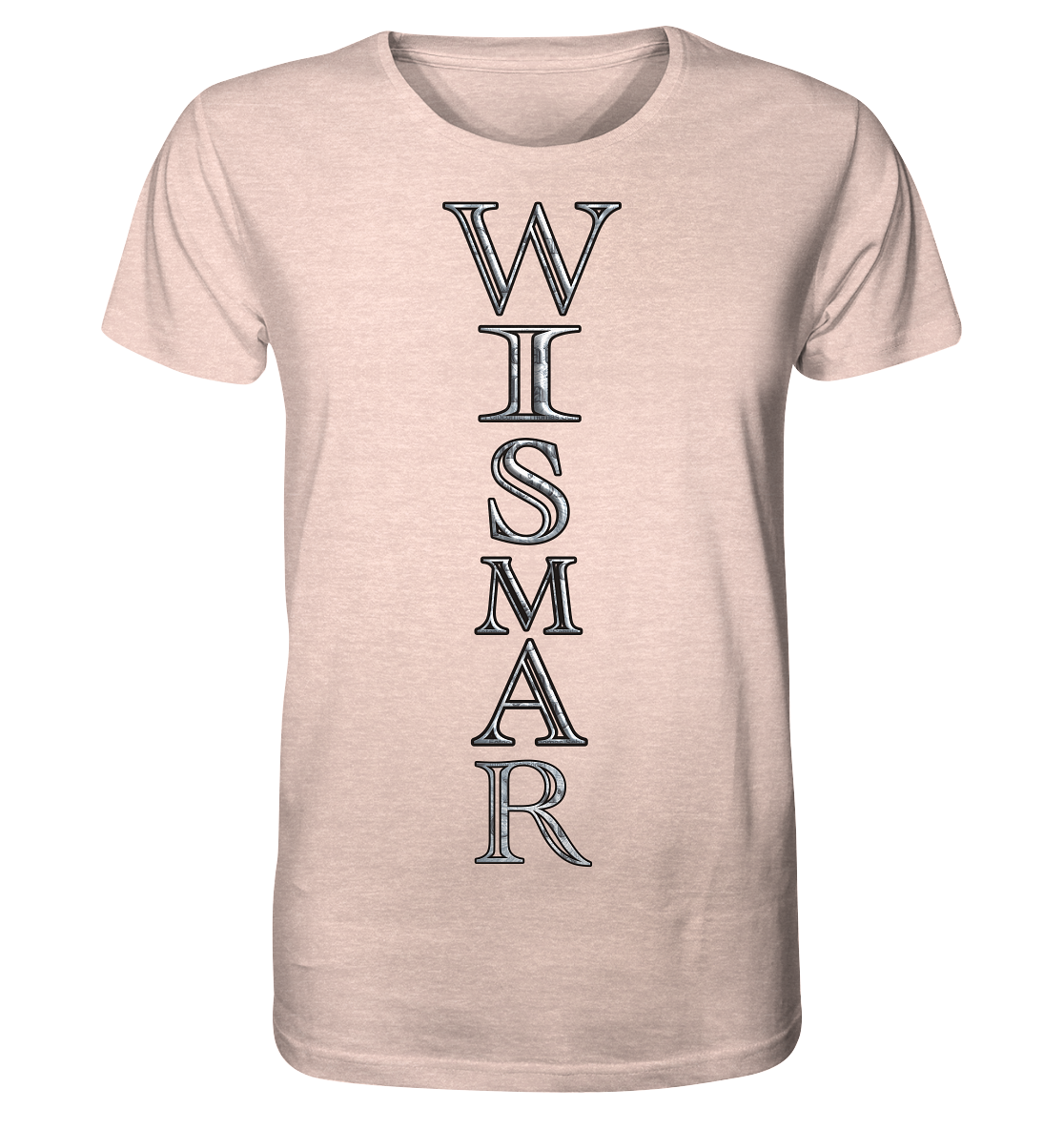T-Shirt Doppelseitig Wismar crunsch - Organic Shirt (meliert)
