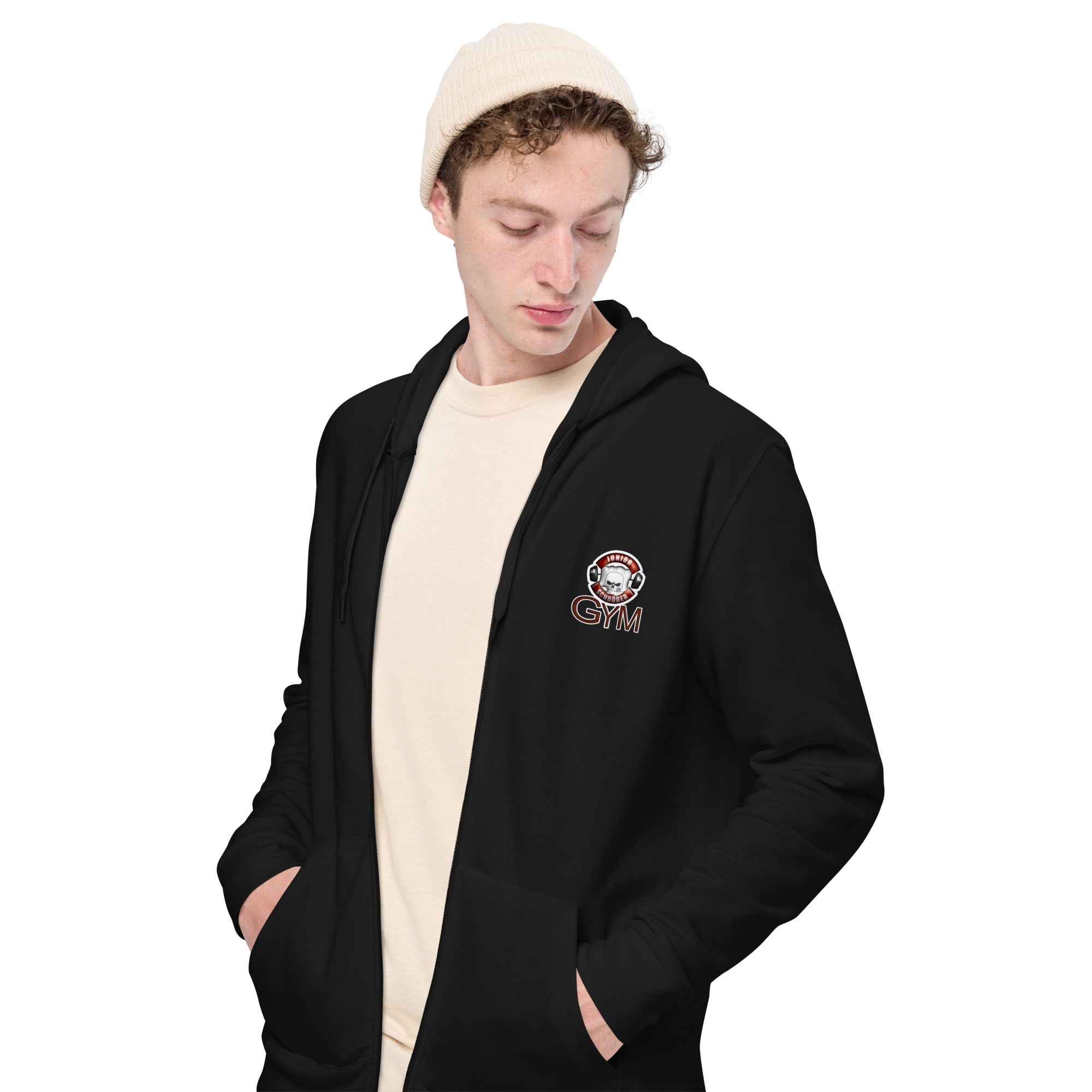 Unisex Standard Zip-Hoodie  Junior Schröder Gym Druck Vorne