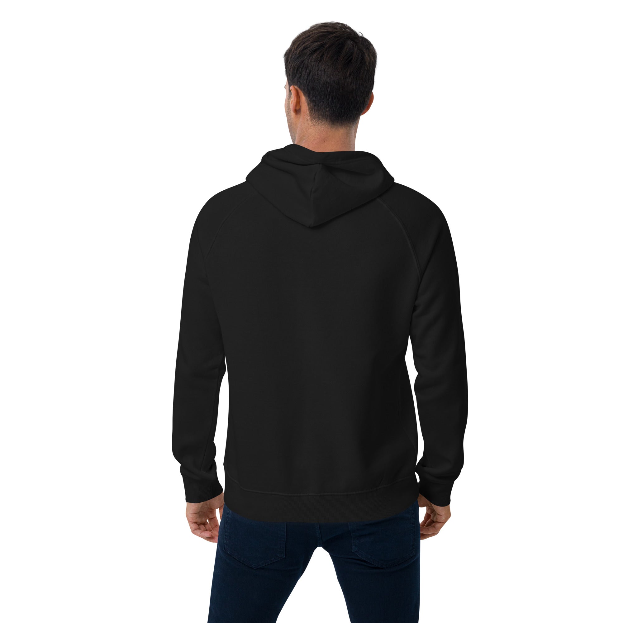 Unisex Bio-Raglan-Hoodie Junior Schröder Gym Druck Vorne