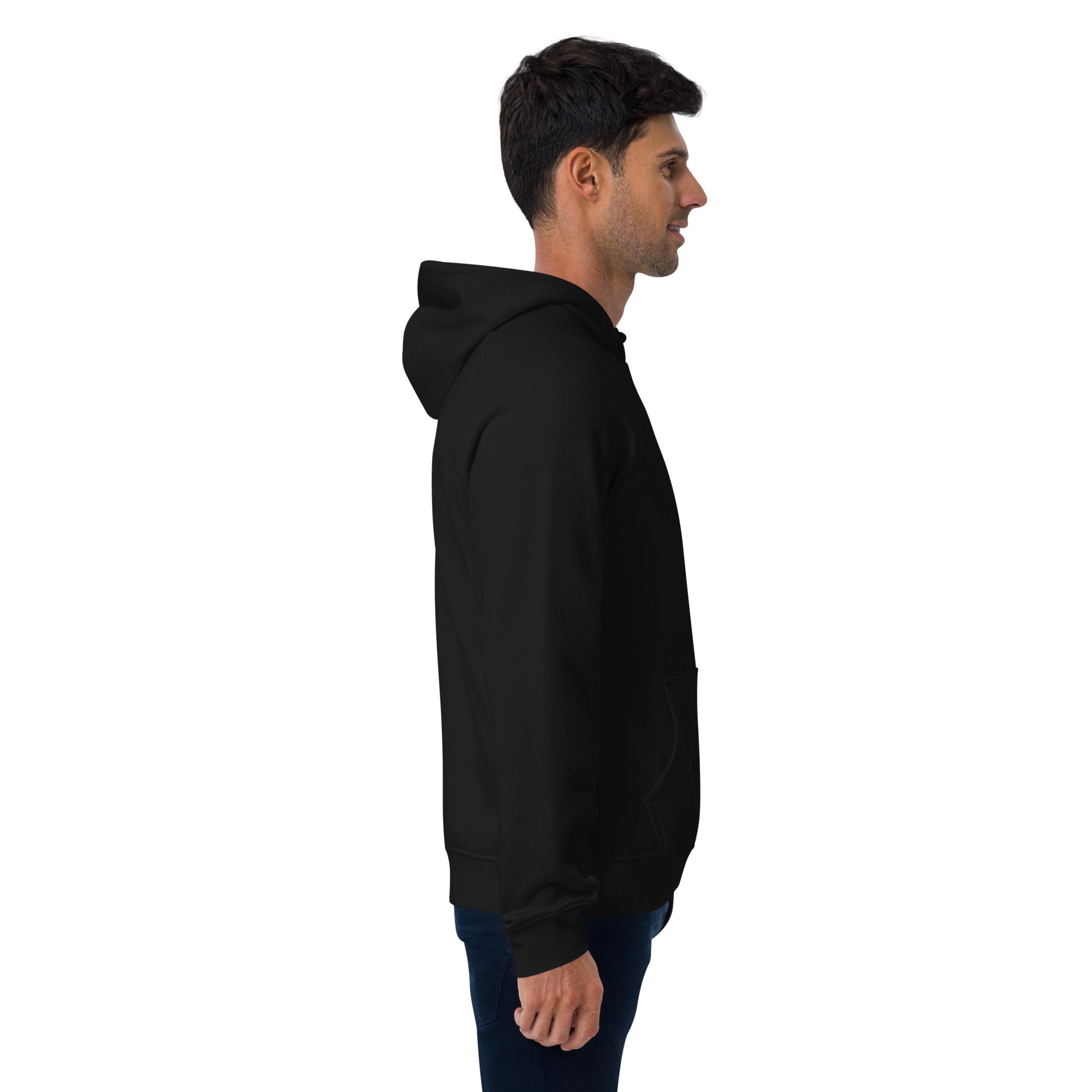 Unisex Bio-Raglan-Hoodie Junior Schröder Gym Druck Vorne