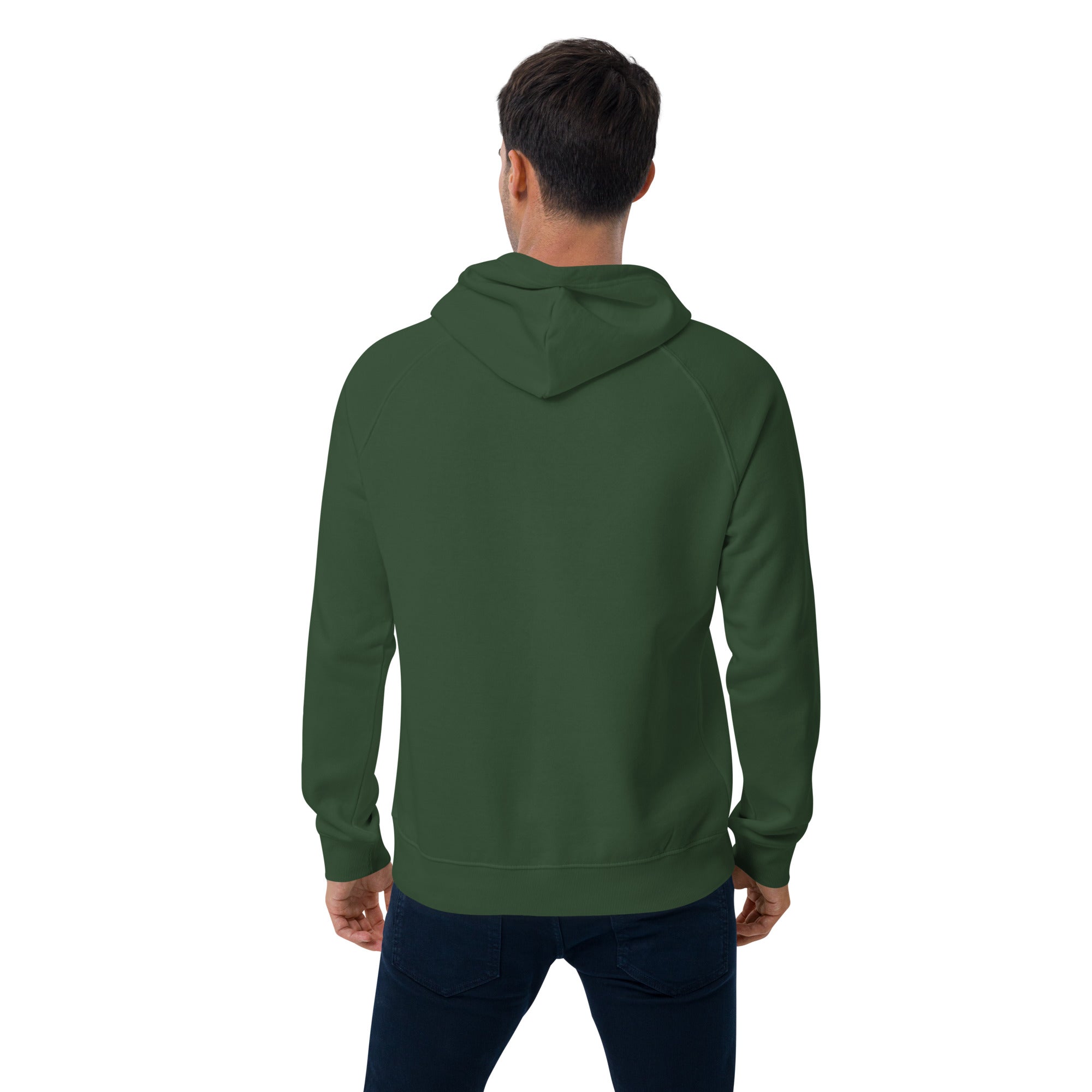 Unisex Bio-Raglan-Hoodie Junior Schröder Gym Druck Vorne