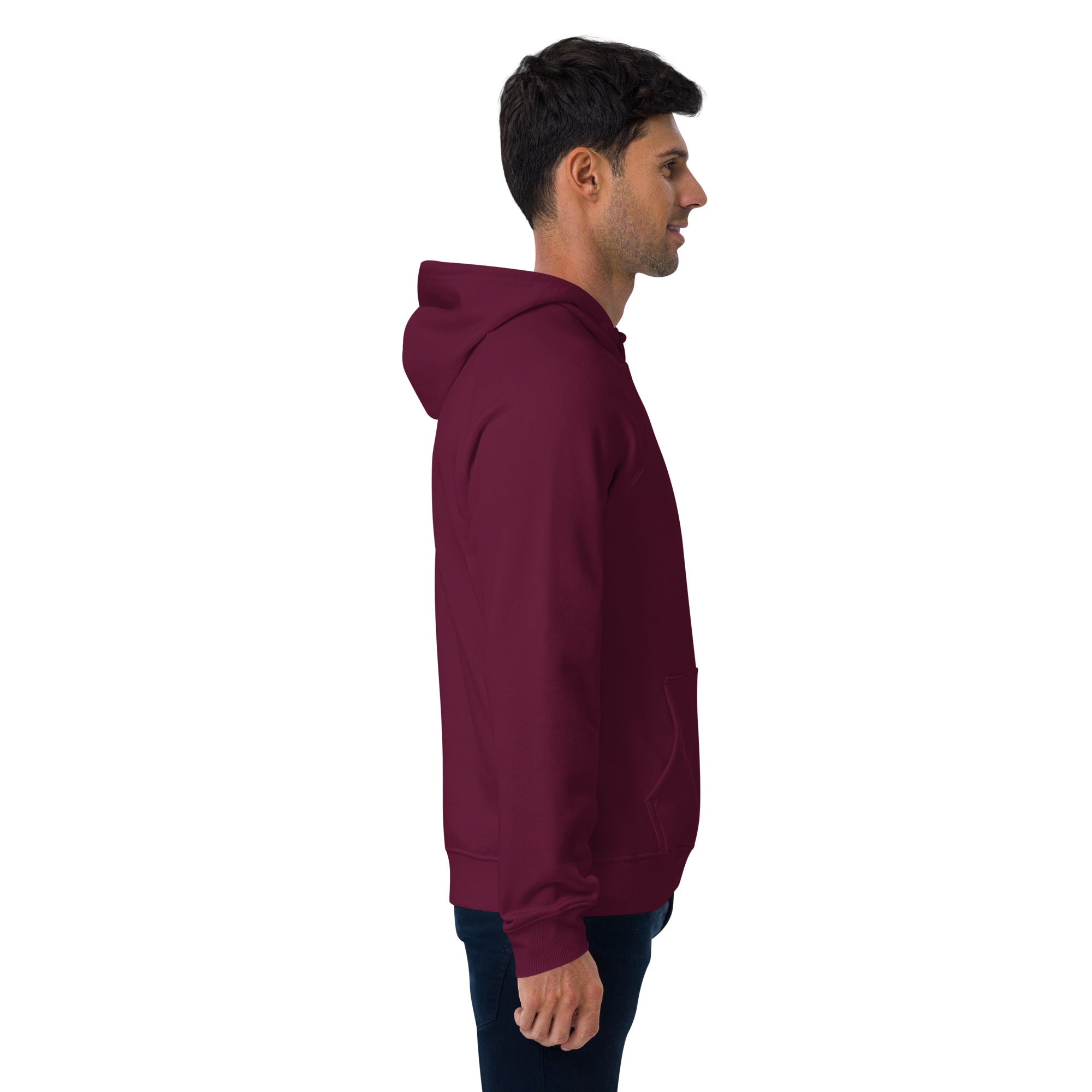 Unisex Bio-Raglan-Hoodie Junior Schröder Gym Druck Vorne