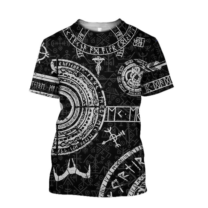 Viking printed T-shirt 3D digital