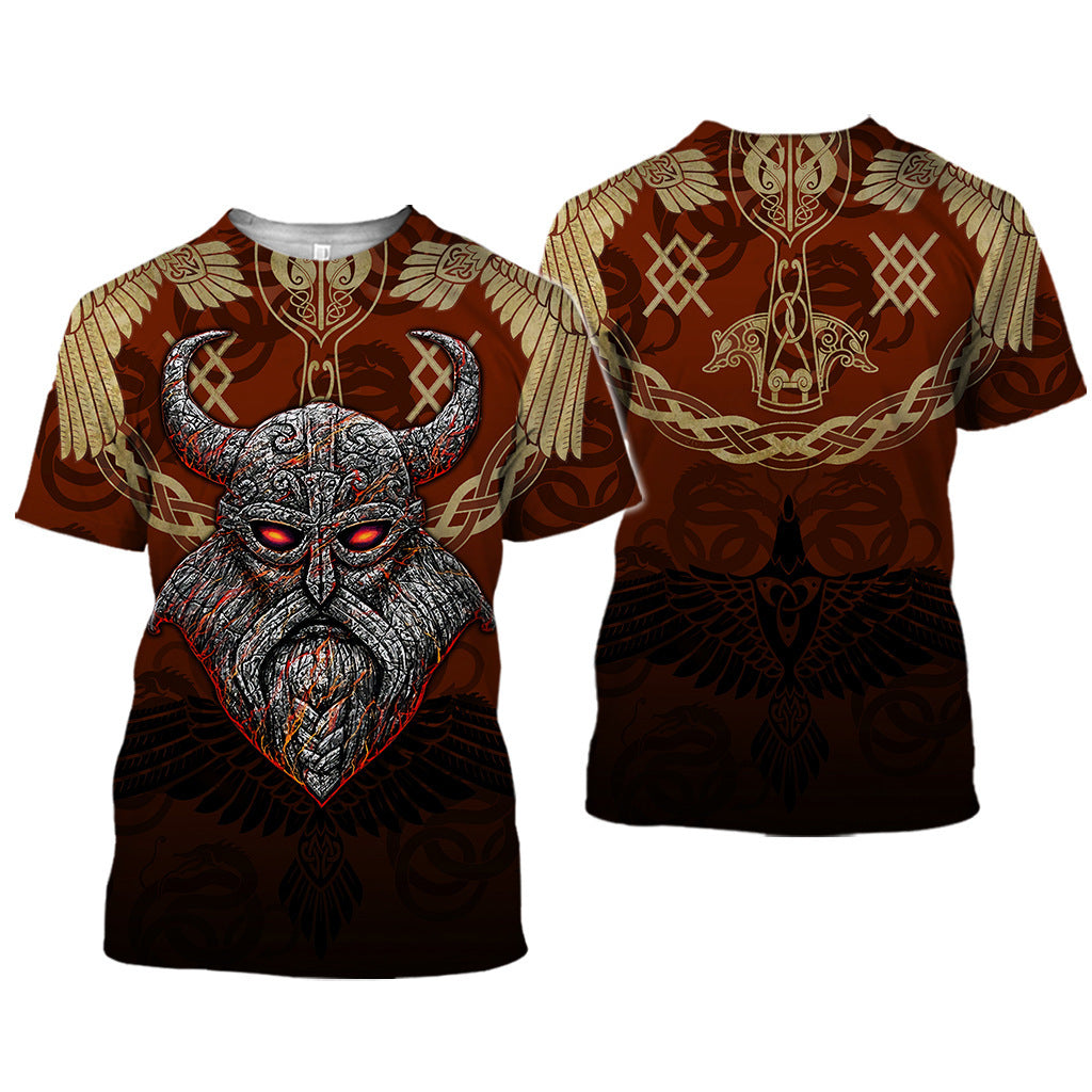 Viking printed T-shirt 3D digital