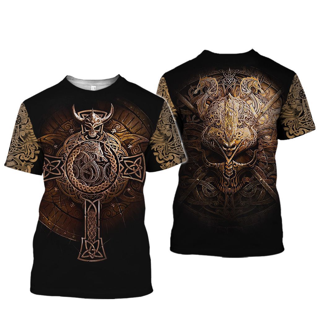 Viking printed T-shirt 3D digital