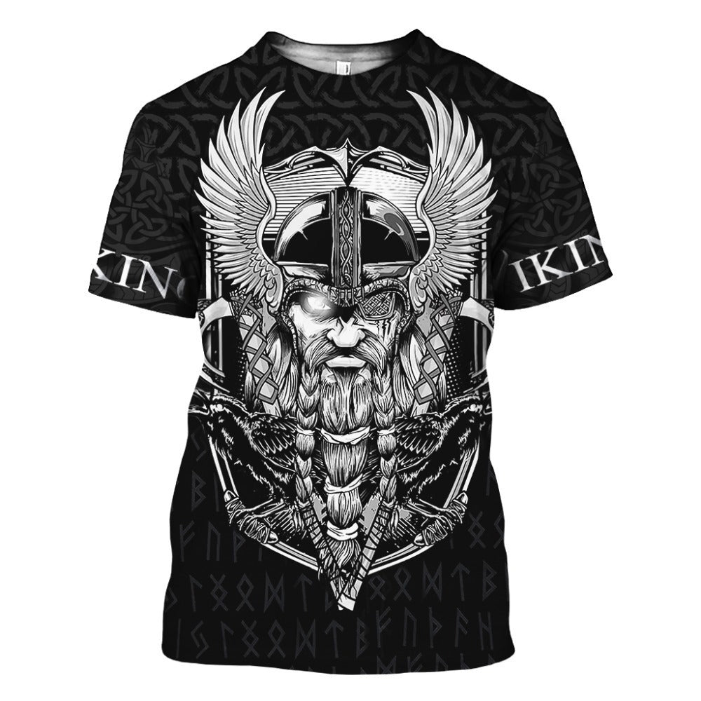 Viking printed T-shirt 3D digital