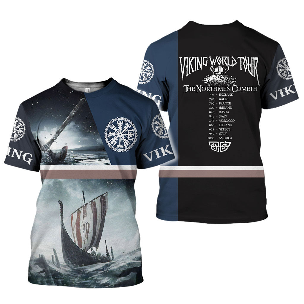 Viking printed T-shirt 3D digital