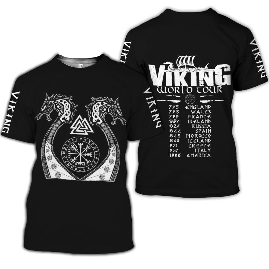 Viking printed T-shirt 3D digital