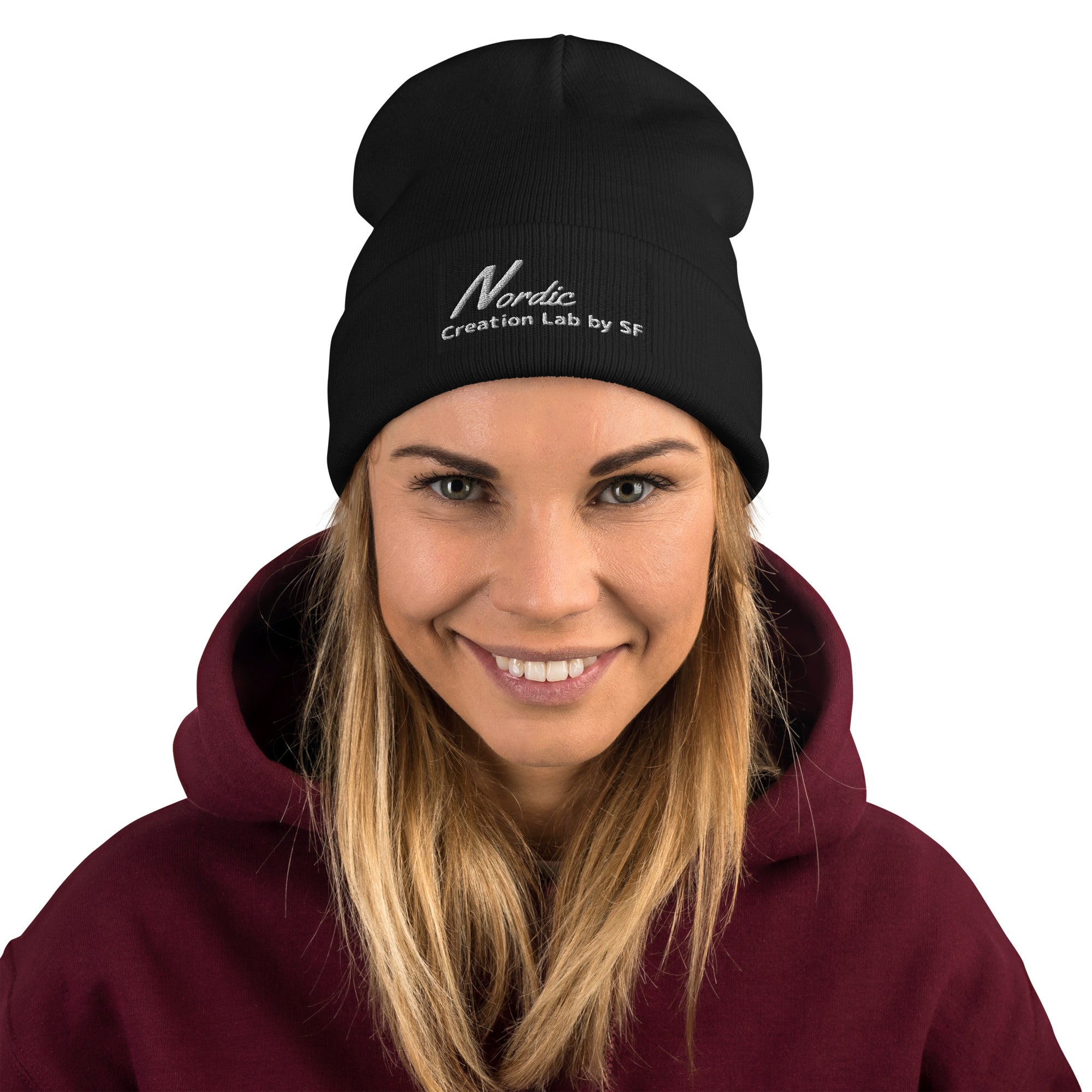 Bestickte Beanie Nordic-Creation-Lab