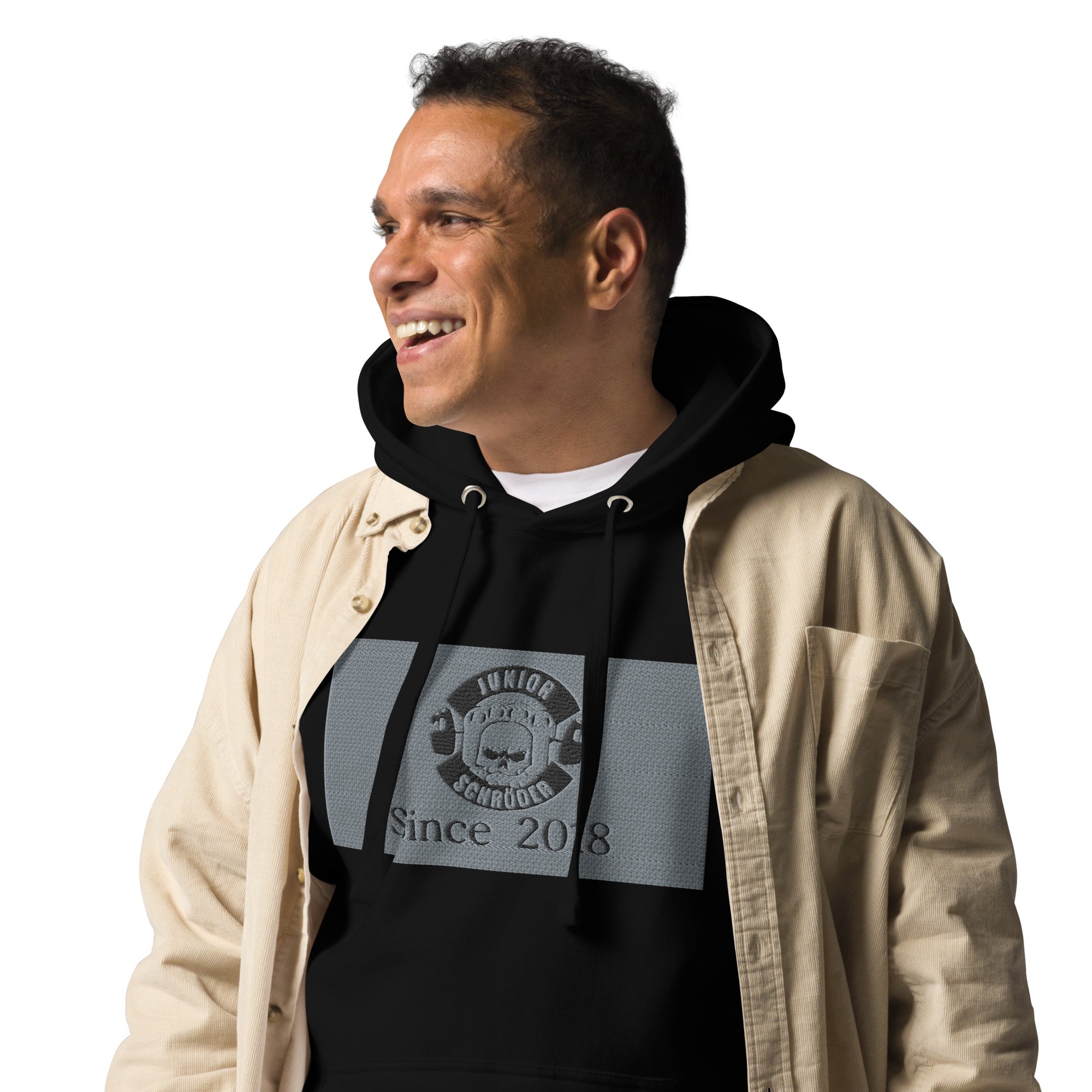 Unisex-Kapuzenpullover Junior Schröder Bestickung