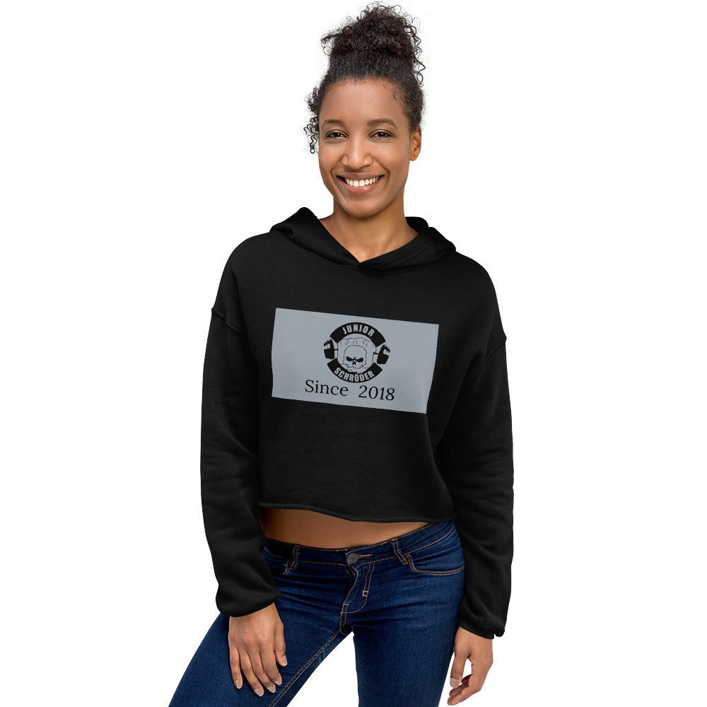 Crop-Hoodie Junior Schröder Druck