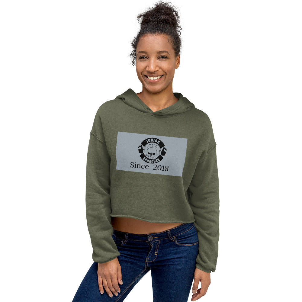 Crop-Hoodie Junior Schröder Druck