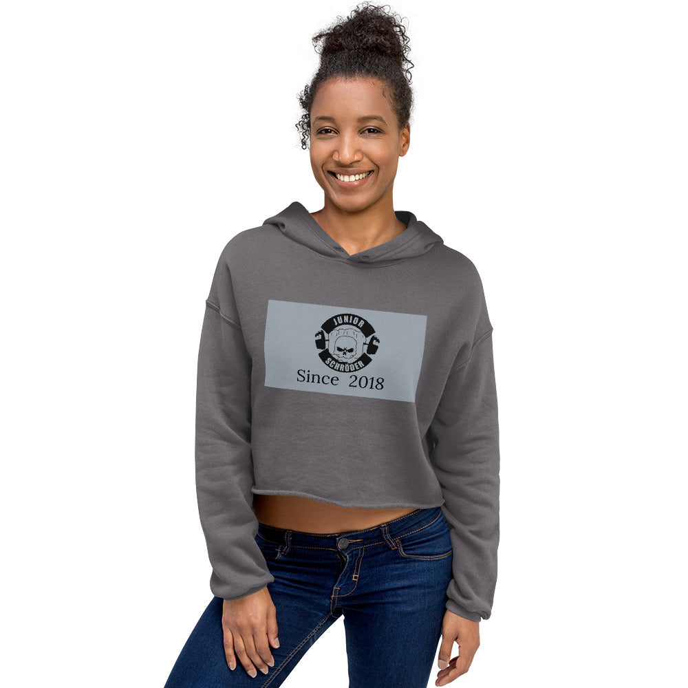 Crop-Hoodie Junior Schröder Druck