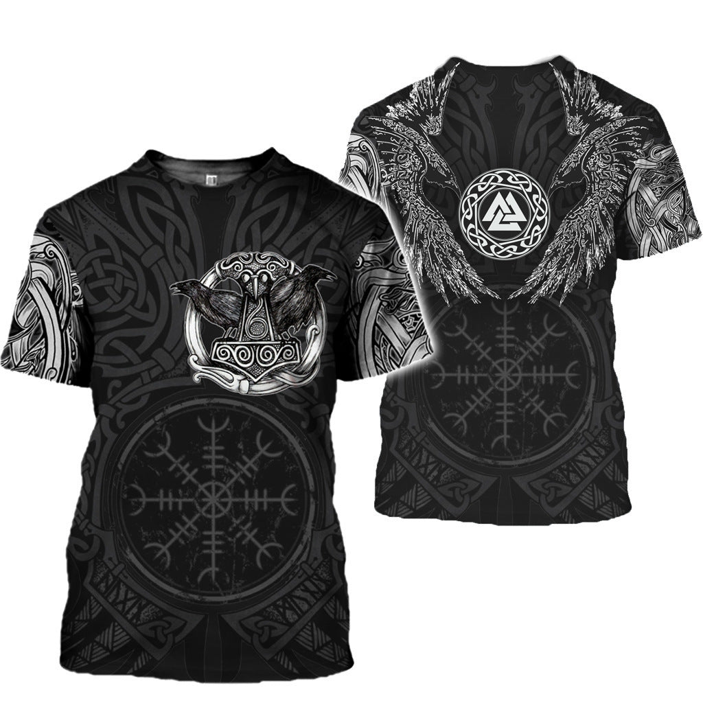 Viking printed T-shirt 3D digital