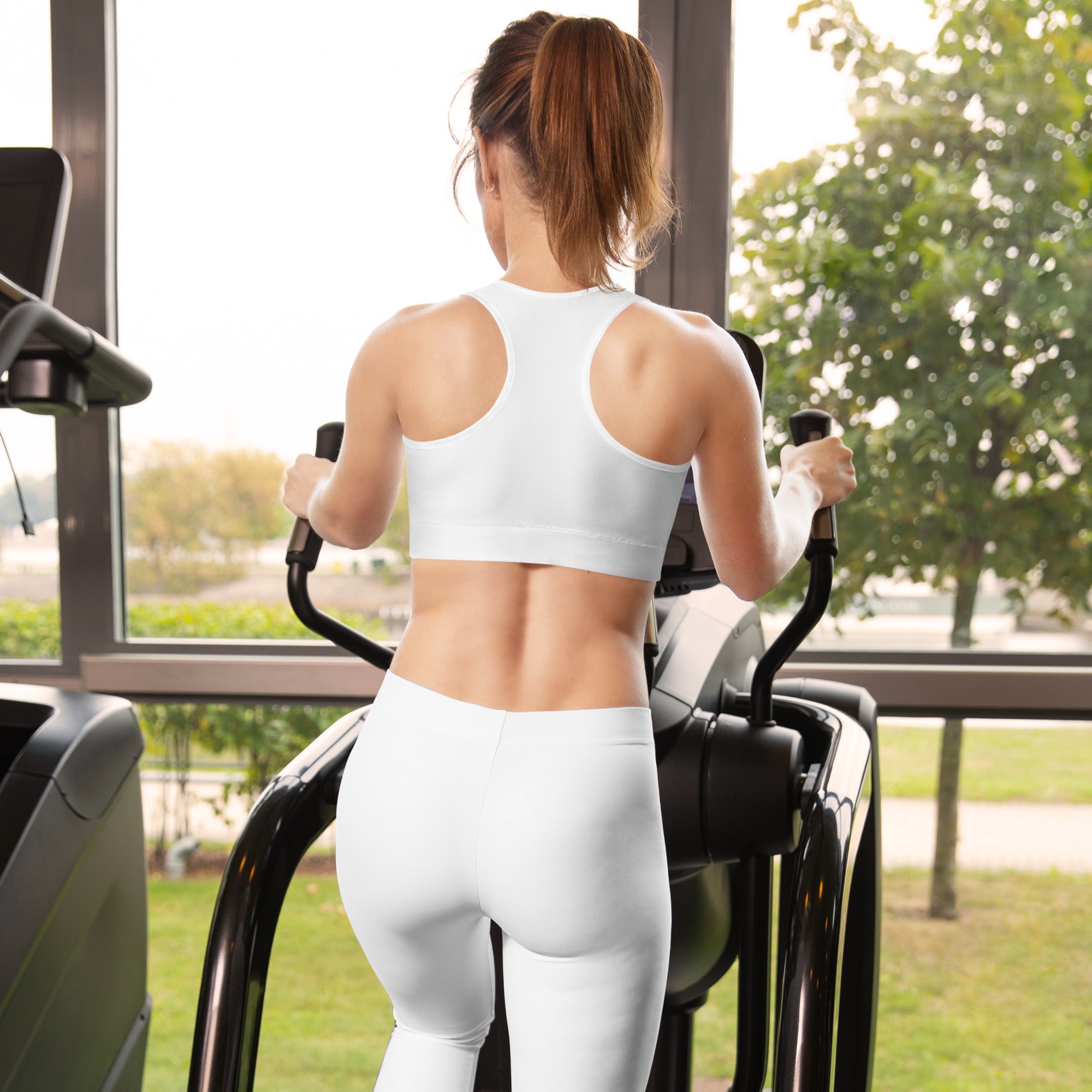 Sport-BH Weiß