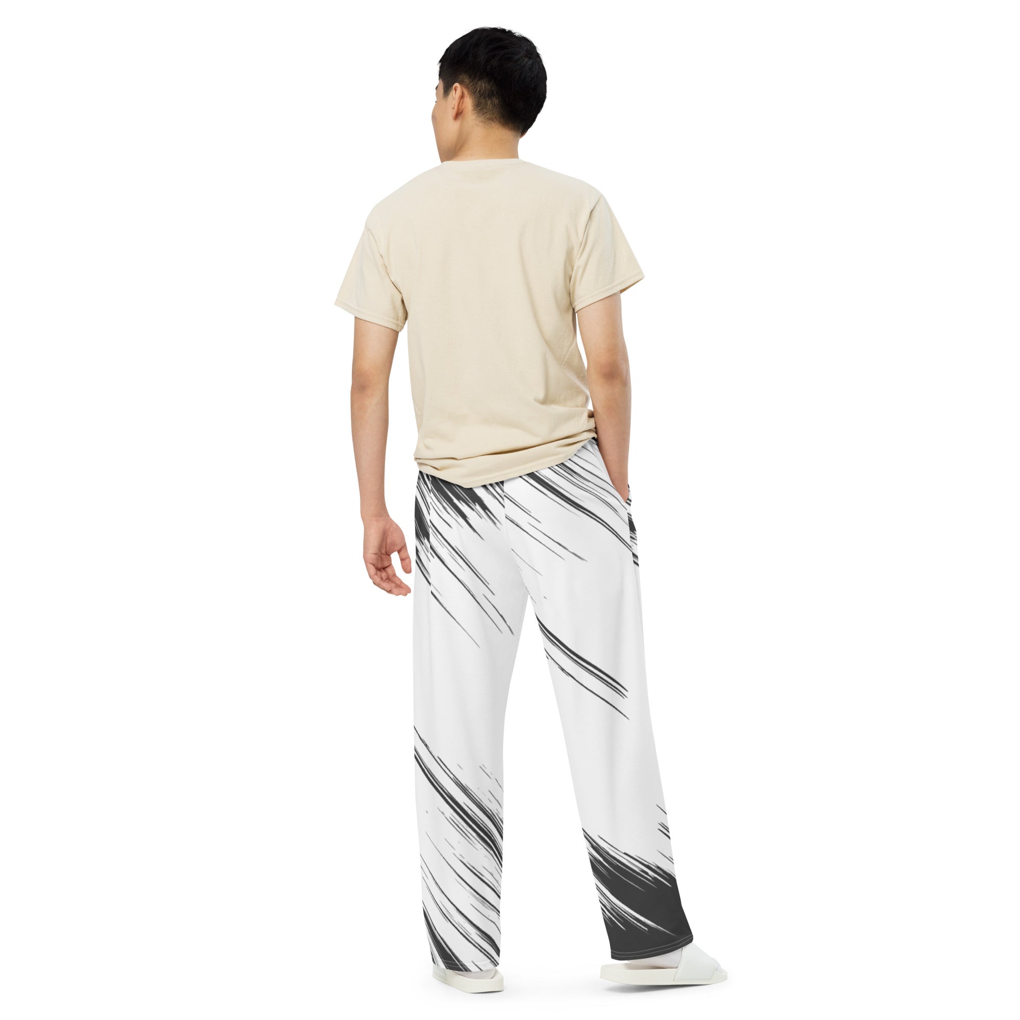 Unisex-Hose mit weiten Beinen