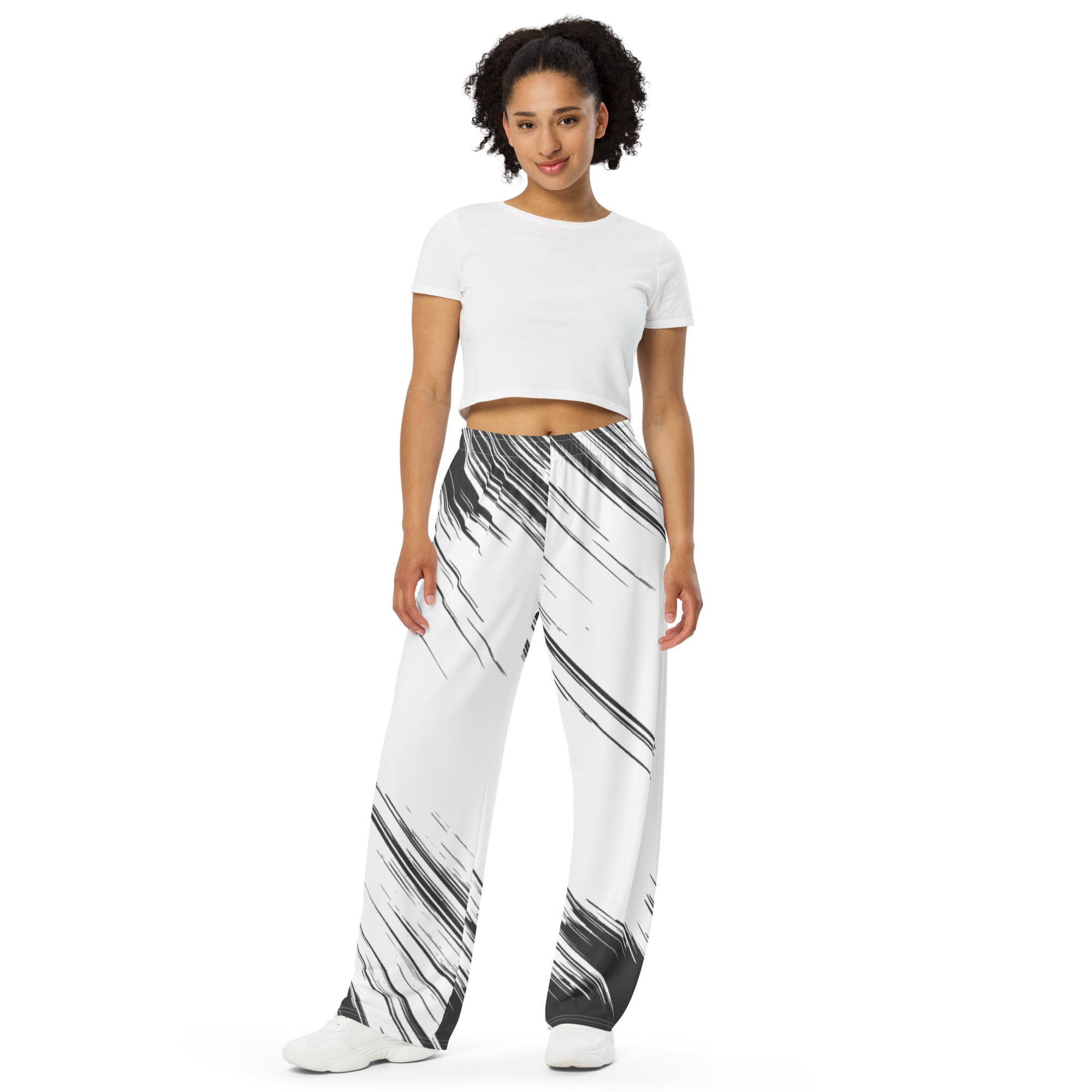 Unisex-Hose mit weiten Beinen