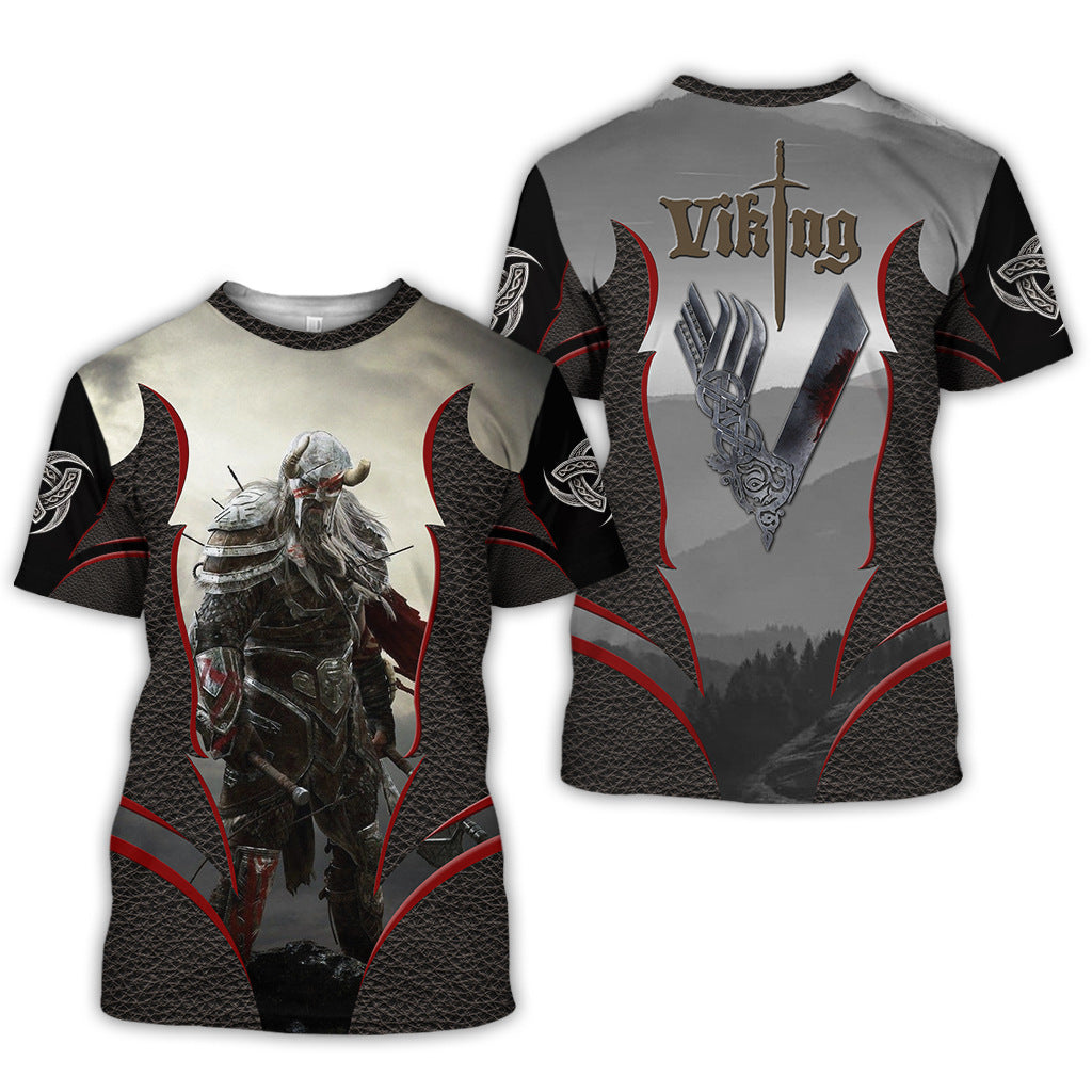 Viking printed T-shirt 3D digital