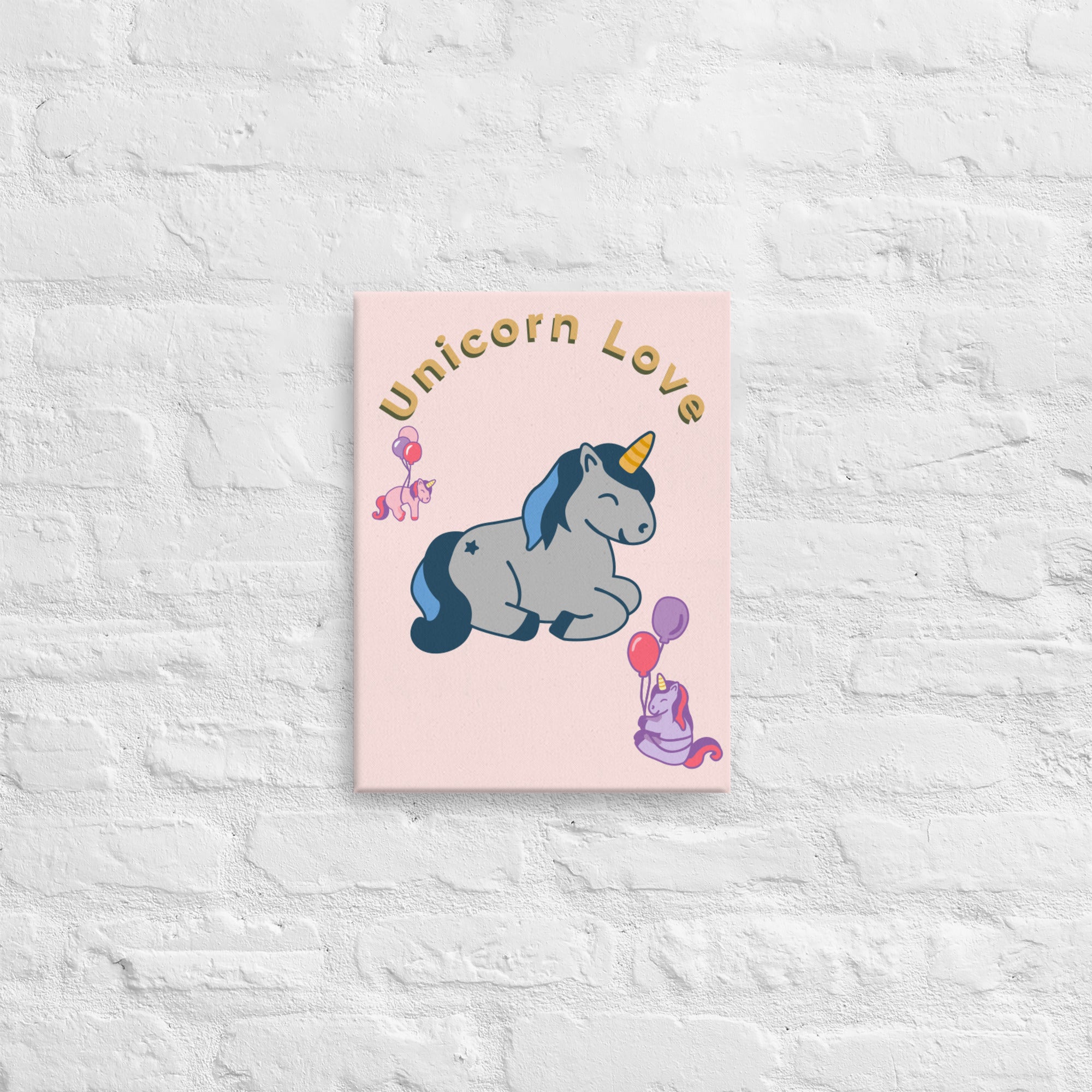 Leinwand Unicorn/ Einhorn