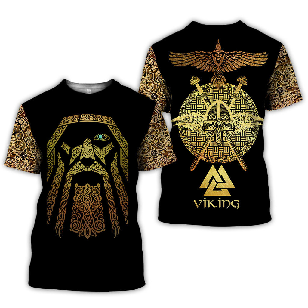 Viking printed T-shirt 3D digital
